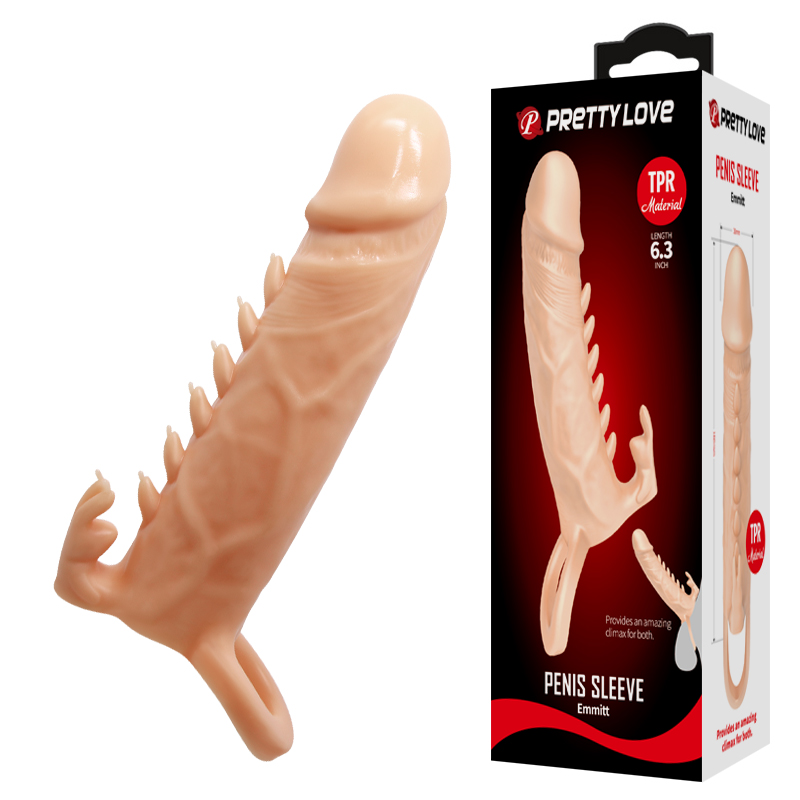 Насадка на член Pretty Love Emmitt Penis Sleeve Flesh Насадка на член Pretty Love Emmitt Penis Sleeve Flesh