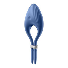 Эрекционное виброкольцо-лассо Satisfyer Duelist Blue, 10 режимов, мощный мотор