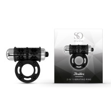Эрекционное кольцо с вибропулей So Divine Thriller 2 in 1