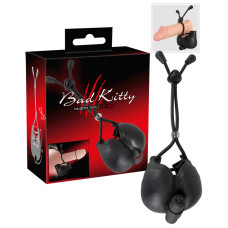 Эрекционная петля Bad Kitty Ball Bag Penisund Hodenring Черная