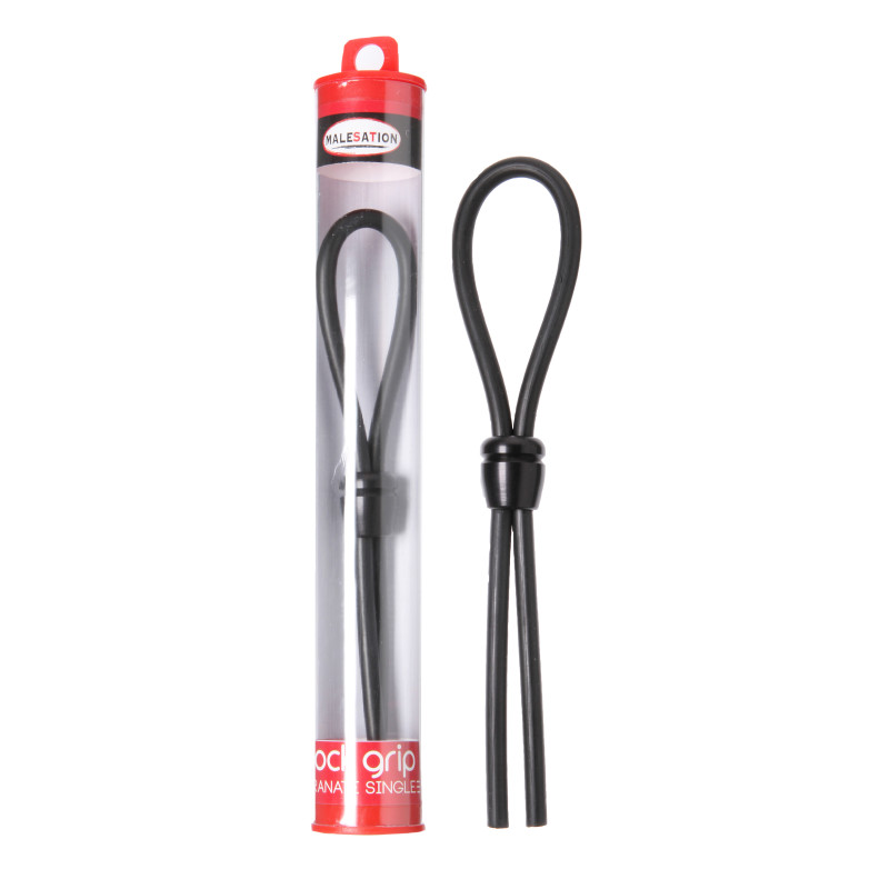 Ерекційна петля StRubber MALESATION Cock-Grip single Чорна Ерекційна петля StRubber MALESATION Cock-Grip single Чорна