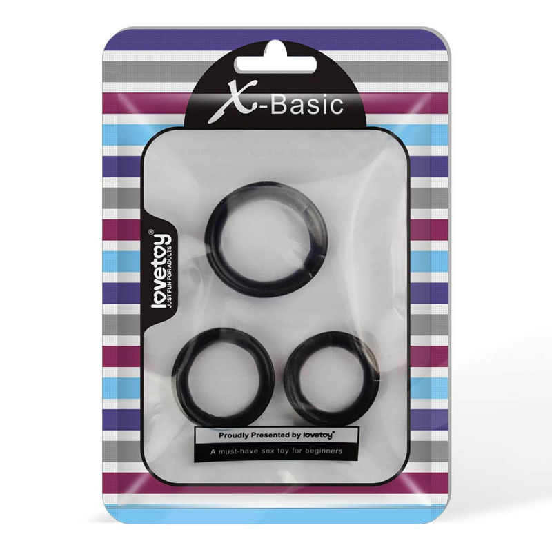 Эркционное кольцо LoveToy X-Basic Chain Cockring Set