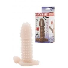 Насадка на член LyBaile Wolftooth sleave Тілесна BI0062