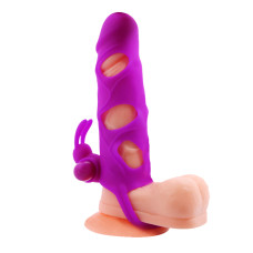 Насадка на член Pretty Love 5,5 Inch Vibrating Penis Sleeve Тілесна