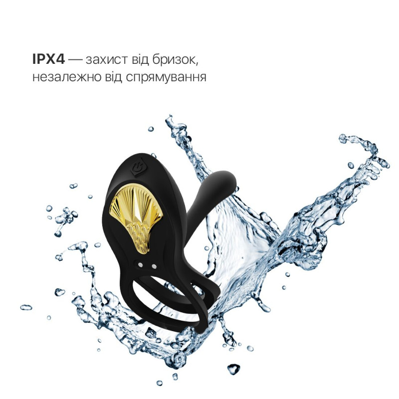 Смарт-эрекционное кольцо Zalo - BAYEK Obsidian Black, двойное с вводной частью, пульт ДУ Смарт-эрекционное кольцо Zalo - BAYEK Obsidian Black, двойное с вводной частью, пульт ДУ