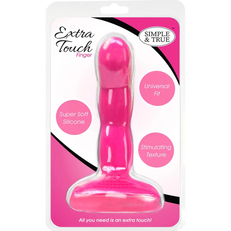 Насадка на палец Simple&True Extra Touch Finger Dong Розовая Насадка на палец Simple&True Extra Touch Finger Dong Розовая