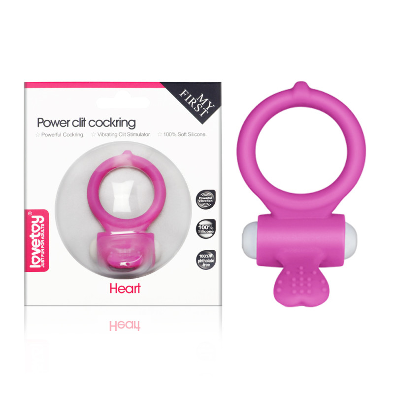 Эрекционное кольцо LoveToy Power Clit Cockring LVTOY172