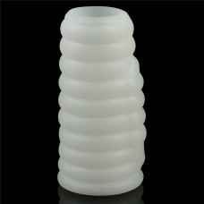 Насадка на член LoveToy Vibrating Wave Knights Ring White