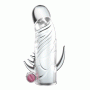 Насадка на член LyBaile Penis sleeve with vibration Прозрачная