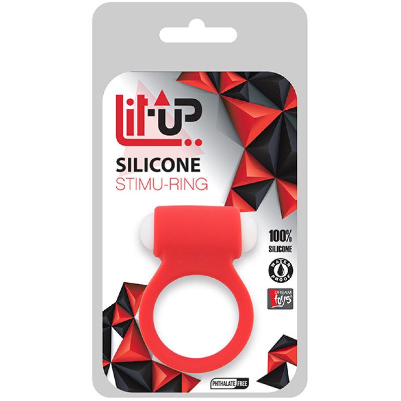 Эрекционное кольцо Dreamtoys LIT-UP SILICONE STIMU RING 3 Красное Эрекционное кольцо Dreamtoys LIT-UP SILICONE STIMU RING 3 Красное