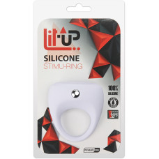 Эрекционное кольцо Dreamtoys LIT-UP SILICONE STIMU RING 7 Белое