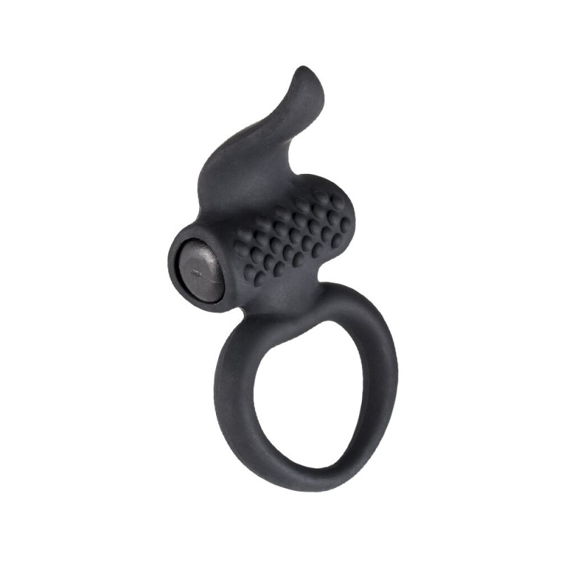 Ерекційне кільце Adrien Lastic Lingus Black з вібрацією Ерекційне кільце Adrien Lastic Lingus Black з вібрацією