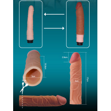 Удлиняющая насадка на пенис LoveToy Pleasure Extender 1 extension Sleeve Flesh