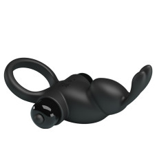 Эрекционное кольцо Pretty Love Vibrant Penis Ring I Black