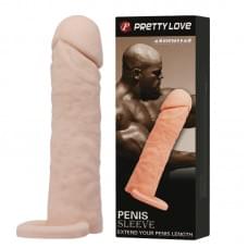 Насадка на член Pretty Love Penis Sleeve Телесная BI0412