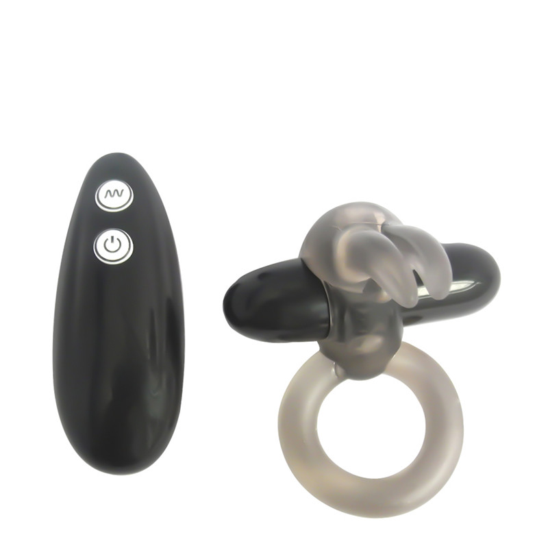 Ерекційне кільце Seven Creations Premium Range Vrabbit Чорне Ерекційне кільце Seven Creations Premium Range Vrabbit Чорне