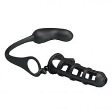Насадка на член Pretty Love Hercules Penis Sheath Чорна BI0556