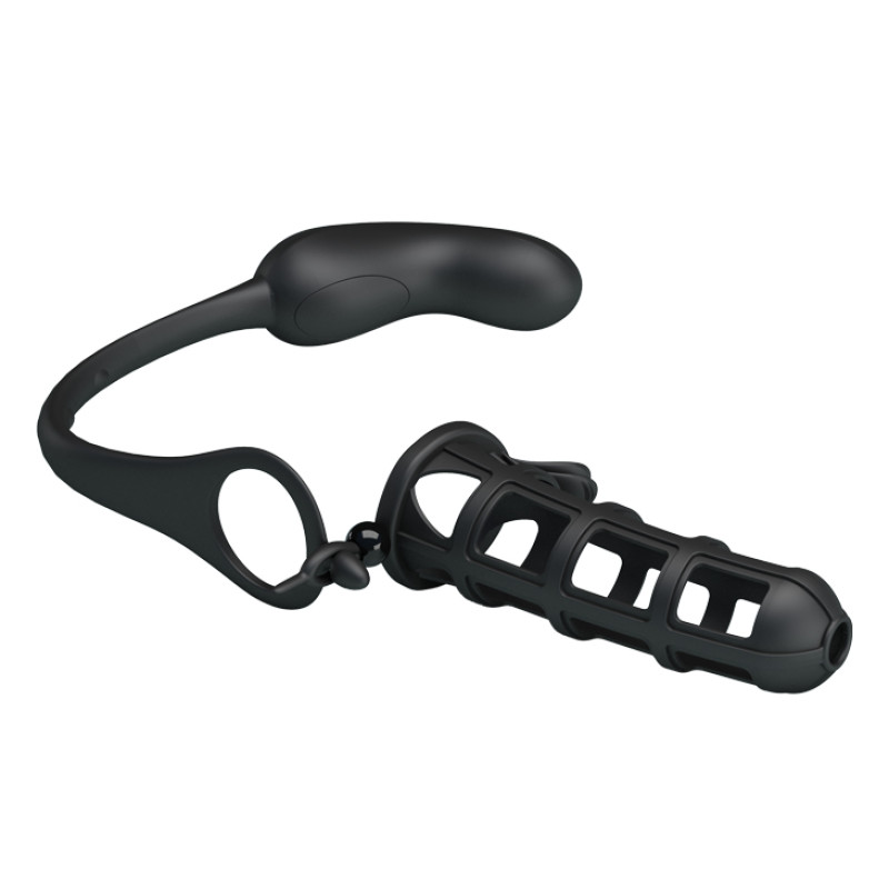 Насадка на член Pretty Love Hercules Penis Sheath Черная BI0556 Насадка на член Pretty Love Hercules Penis Sheath Черная BI0556