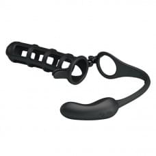Насадка на член Pretty Love Hercules Penis Sheath Чорна BI0556