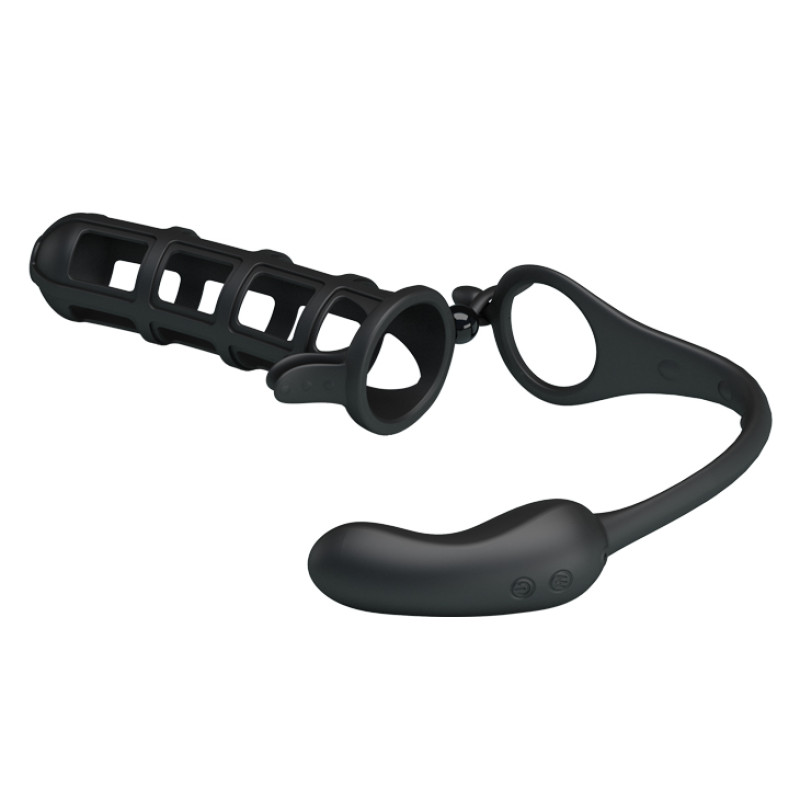 Насадка на член Pretty Love Hercules Penis Sheath Черная BI0556 Насадка на член Pretty Love Hercules Penis Sheath Черная BI0556