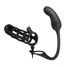 Насадка на член Pretty Love Hercules Penis Sheath Чорна BI0556