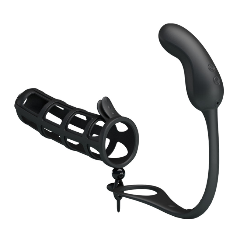 Насадка на член Pretty Love Hercules Penis Sheath Черная BI0556 Насадка на член Pretty Love Hercules Penis Sheath Черная BI0556