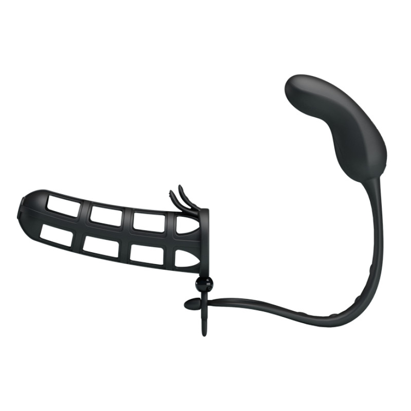 Насадка на член Pretty Love Hercules Penis Sheath Черная BI0556 Насадка на член Pretty Love Hercules Penis Sheath Черная BI0556