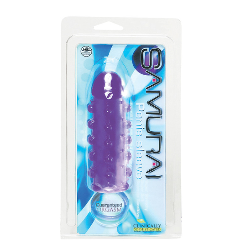Насадка NMC Samurai Penis Sleeve Фиолетовая Насадка NMC Samurai Penis Sleeve Фиолетовая