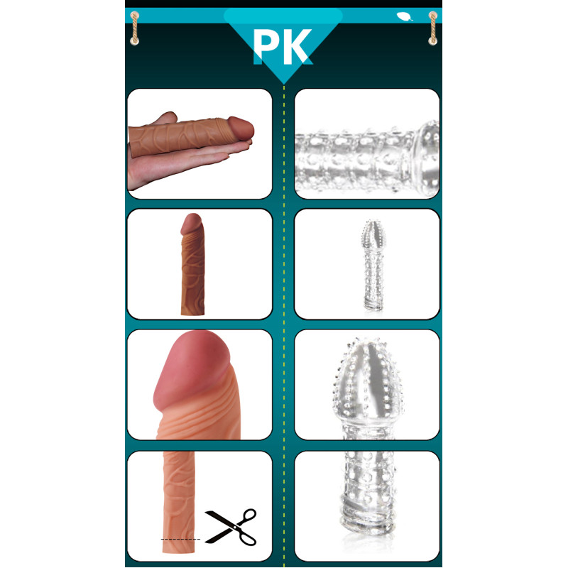 Удлиняющая насадка на пенис LoveToy Pleasure Extender 1 extension Sleeve Flesh