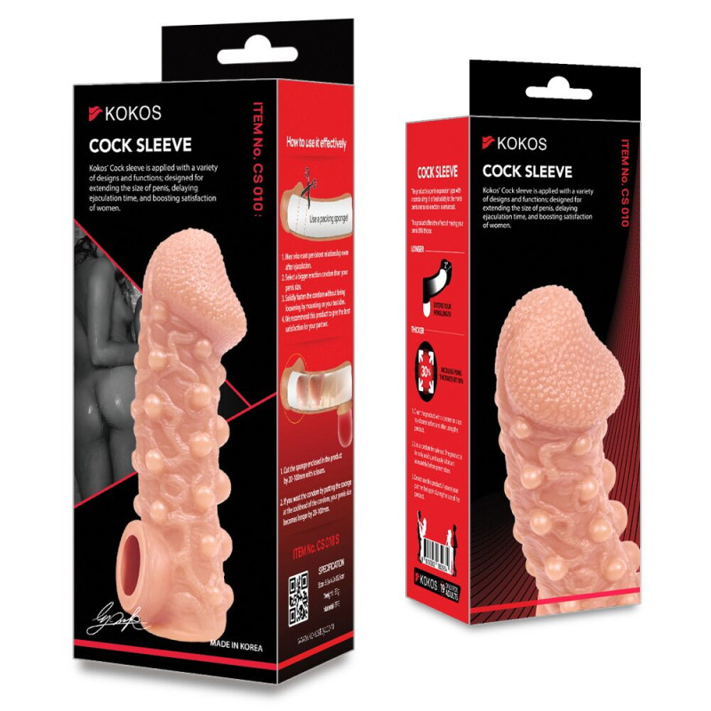 Насадка на член Kokos Cock Sleeve CS 010 M Насадка на член Kokos Cock Sleeve CS 010 M