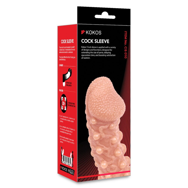 Насадка на член Kokos Cock Sleeve CS 010 M Насадка на член Kokos Cock Sleeve CS 010 M