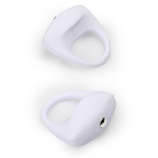 Эрекционное кольцо Dreamtoys LIT-UP SILICONE STIMU RING 8 Белое