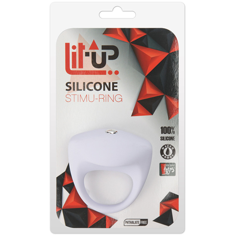 Эрекционное кольцо Dreamtoys LIT-UP SILICONE STIMU RING 8 Белое Эрекционное кольцо Dreamtoys LIT-UP SILICONE STIMU RING 8 Белое
