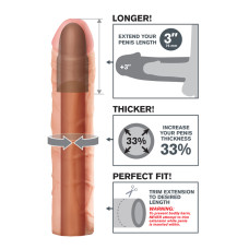 Насадка-удлинитель для пениса Pipedream Perfect Extension Flesh 7,6 см