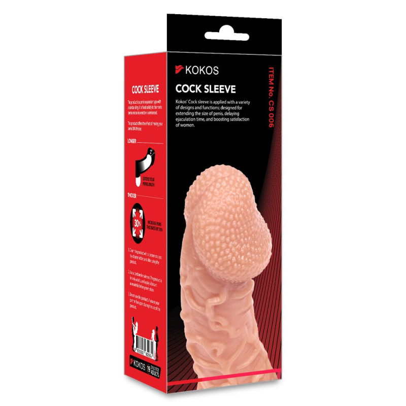 Насадка на член Kokos Cock Sleeve CS 006 L Насадка на член Kokos Cock Sleeve CS 006 L