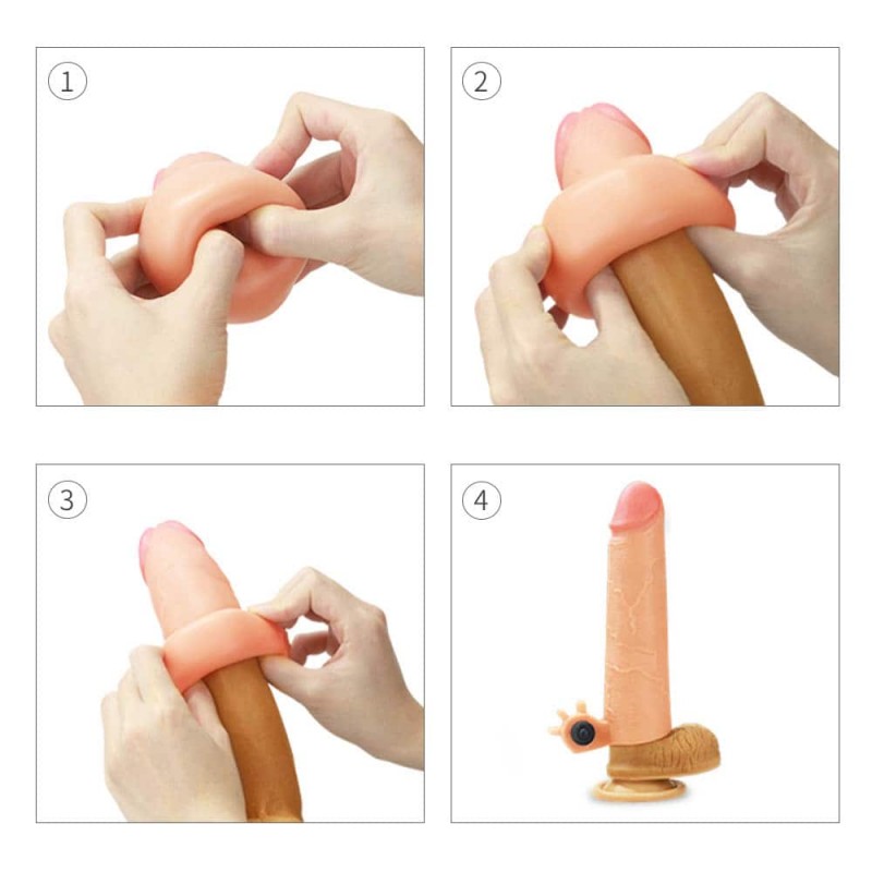 Насадка на член LoveToy Vibrating Nature Extender Add 2 Насадка на член LoveToy Vibrating Nature Extender Add 2