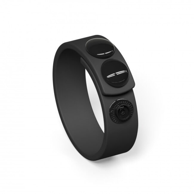 Регулируемое эрекционное кольцо на кнопках Love To Love HERO RING Черное Регулируемое эрекционное кольцо на кнопках Love To Love HERO RING Черное