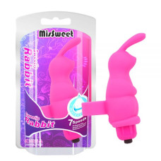 Вибромассажер на палец Chisa Sweeiie Rabbit Розовый