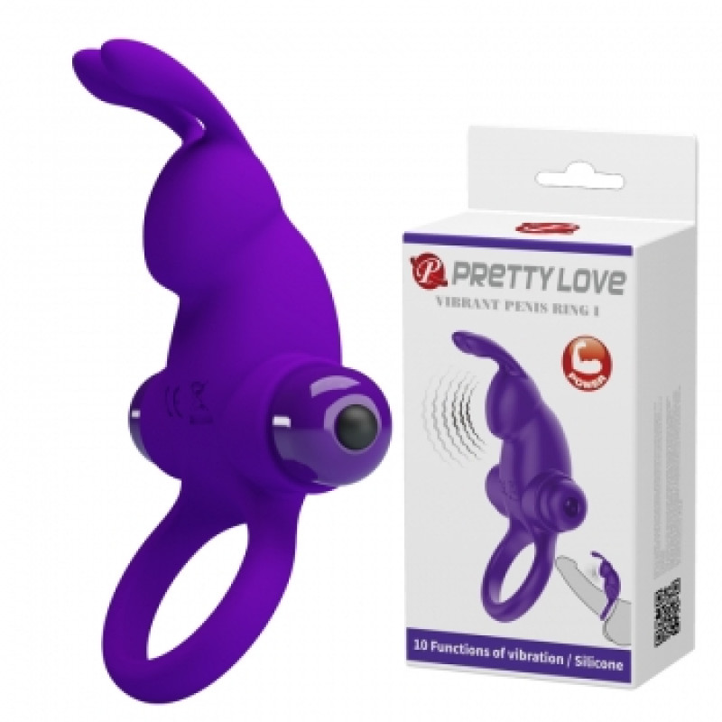 Ерекційне кільце Pretty Love Vibrant Penis Ring I Purple Ерекційне кільце Pretty Love Vibrant Penis Ring I Purple