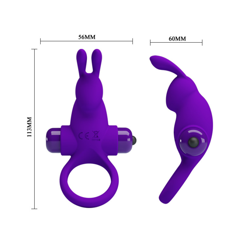 Ерекційне кільце Pretty Love Vibrant Penis Ring I Purple Ерекційне кільце Pretty Love Vibrant Penis Ring I Purple