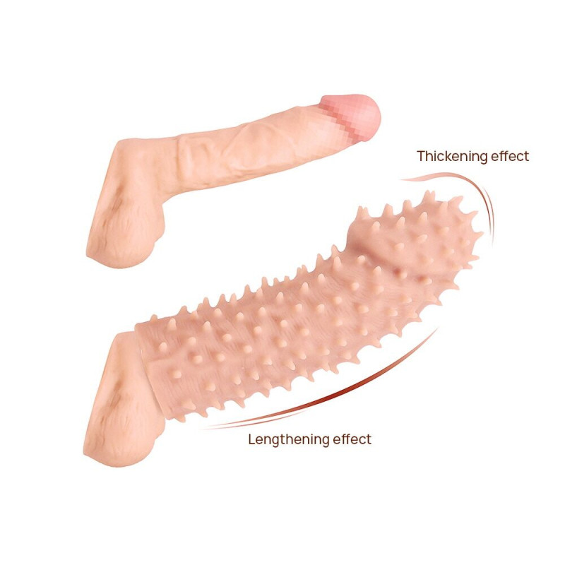 Насадка на член Kokos Extreme Sleeve ES.07 размер M, утолщающая, стимуляция точки G Насадка на член Kokos Extreme Sleeve ES.07 размер M, утолщающая, стимуляция точки G