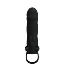 Насадка на член Pretty Love 55 Inch Vibrating Penis Sleeve Черная