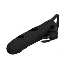Насадка на член Pretty Love 55 Inch Vibrating Penis Sleeve Черная
