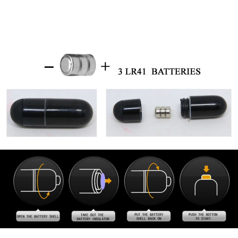 Насадка на член LyBaile Brave men Vibro Penis Sleeve Black with Bunny BI0500