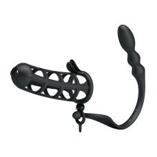 Насадка на член Pretty Love Hercules Penis Sheath Чорна BI0557