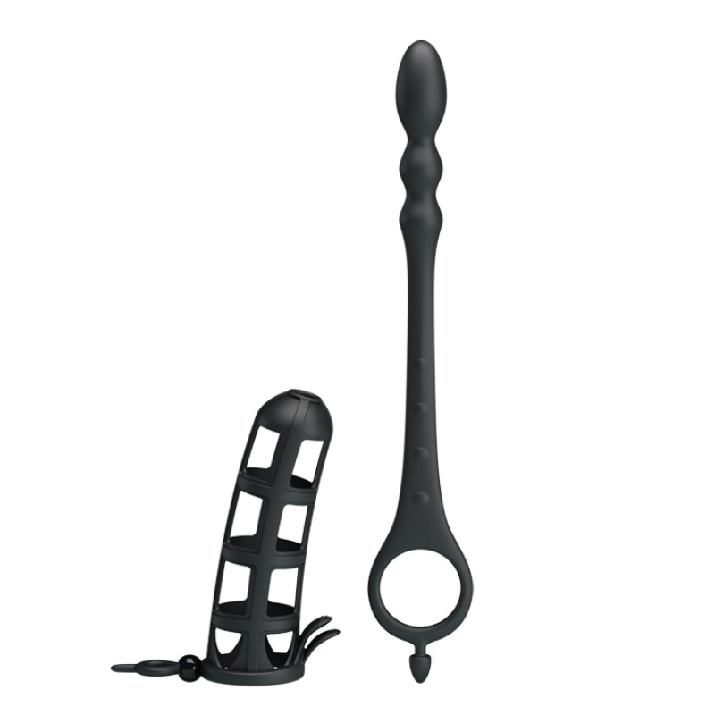 Насадка на член Pretty Love Hercules Penis Sheath Черная BI0557