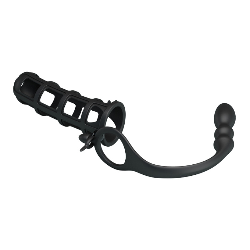 Насадка на член Pretty Love Hercules Penis Sheath Черная BI0557