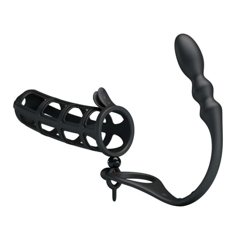 Насадка на член Pretty Love Hercules Penis Sheath Черная BI0557