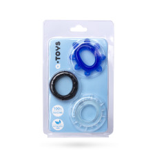 Эрекционные кольца Toyfa A-TOYS 769003 Cockrings set 3 шт