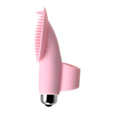 Вибронасадка на палец Toyfa JOS Twity 10,2 см Розовая